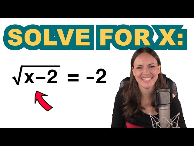 Can You Solve It? – Square Root Equation