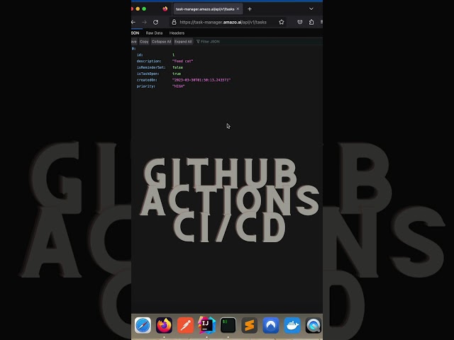 GitHub Actions CI/CD tutorial series #shorts