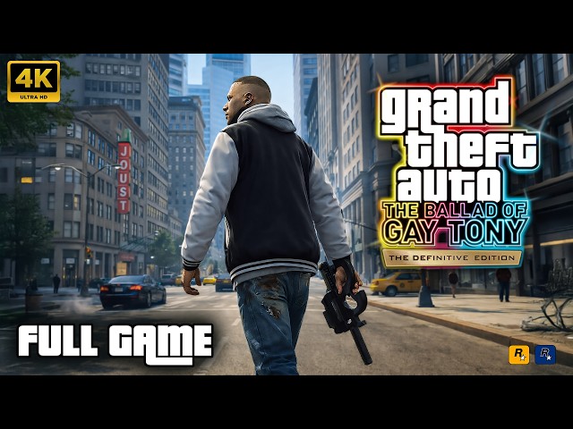 GTA IV TBOGT Next-Gen Graphics Mod 4K | Gameplay Walkthrough FULL GAME