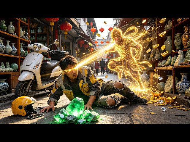 【NEW💥】Delivery Man's Monkey King Eyes Spot Fakes And Make Him Antique King! #drama #shortdrama