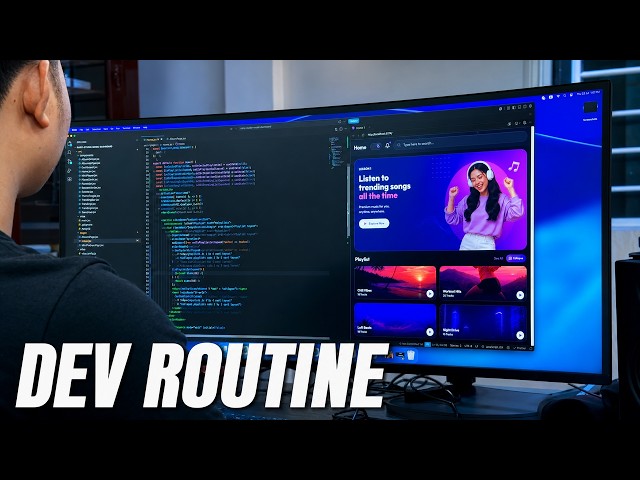 Software Developer Morning Routine 💻 Calm Coding Vlog