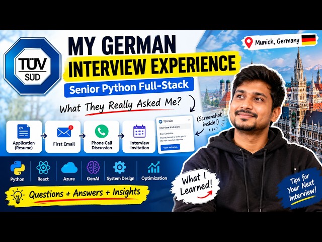 My Python Interview at TUV SUD: I Gave a German Senior Python Interview 🇩🇪 | What You Need to Know