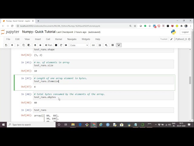Numpy QuickTutorial