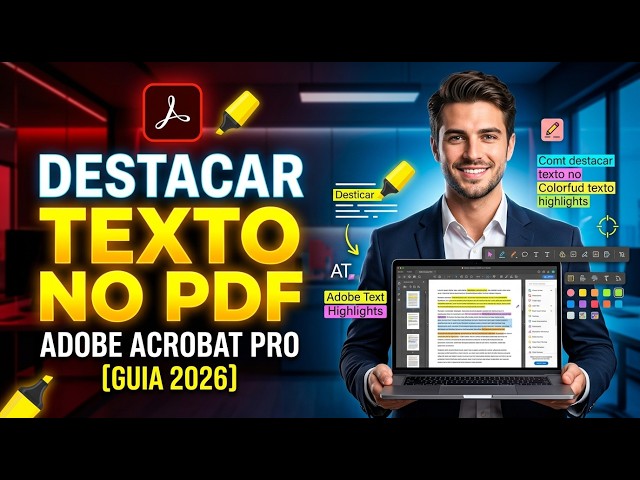 Como destacar texto no Adobe Acrobat Pro [Guia completo de 2026]