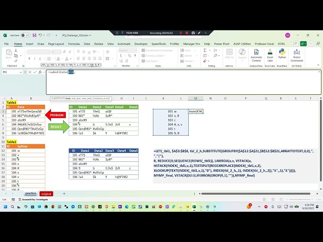 Excel BI POWER QUERY CHALLENGE 326