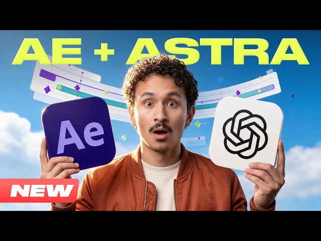 GPT-6 Astra + After Effects Creates Motion Graphics in Minutes!