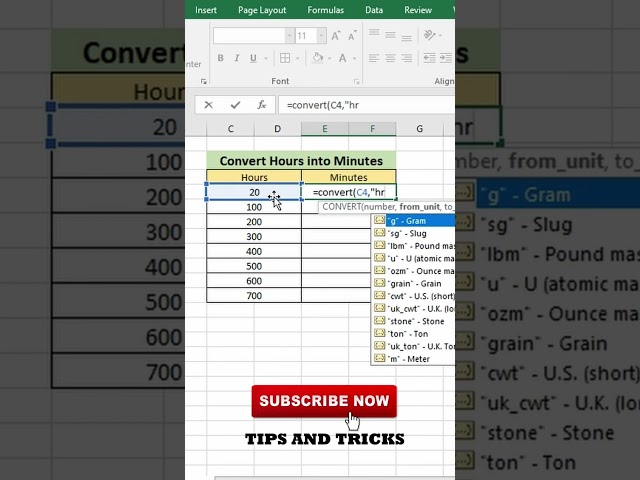 Convert Hours to Minutes in Excel || #shorts #shortsvideo #youtubeshorts  #excel #viralvideo #viral