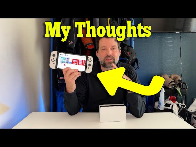 Unboxing and Review of Nintendo Switch OLED with White Joy-Con
