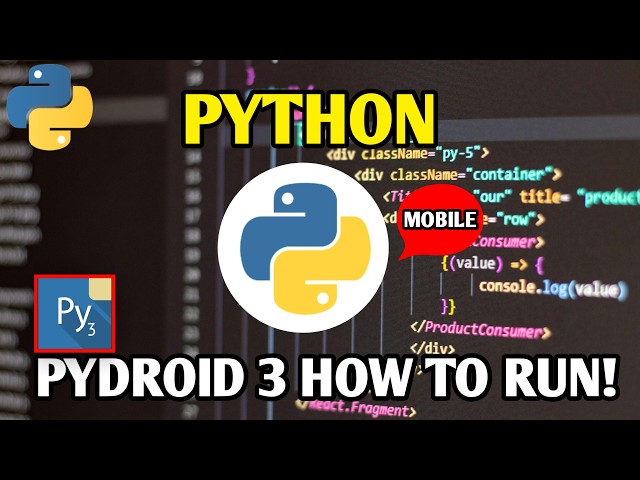 How to Run Python Code on Android (Pydroid 3 Setup)