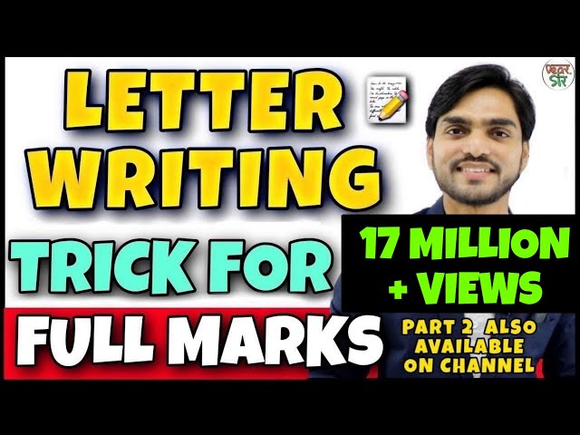 Letter Writing in English Trick | Letter Writing | Letter Writing in Hindi/English Format|CBSE 10/12