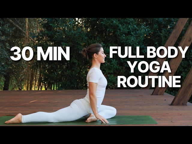 30 Min Yoga Flow | Full Body Yoga For Strength & Flexibility