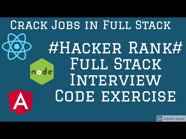 Hacker Rank Full Stack React Code Example #02