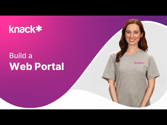 How to Build a Web Portal
