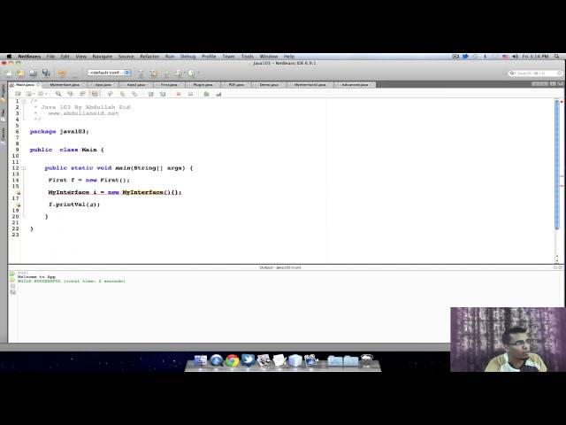 Lesson 16: Anonymous Classes and Their Use with Interfaces