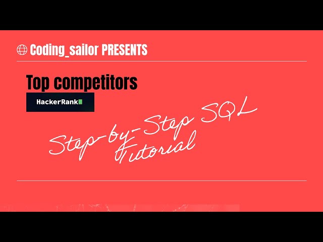 Master SQL with HackerRank: Top Competitors Problem Explained Step-by-Step 🔥