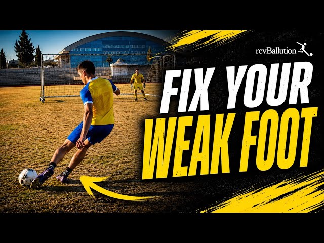 How to Improve Your Weak Foot ⚽ Full Football Training Session