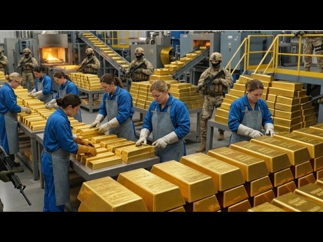 Inside the Gold Factory: How Raw Ore Becomes 999.9 Four-Nines Purity (Full Process)