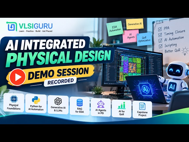 AI Integrated Physical Design Training – Free Demo Session | AI in VLSI | VLSIGuru