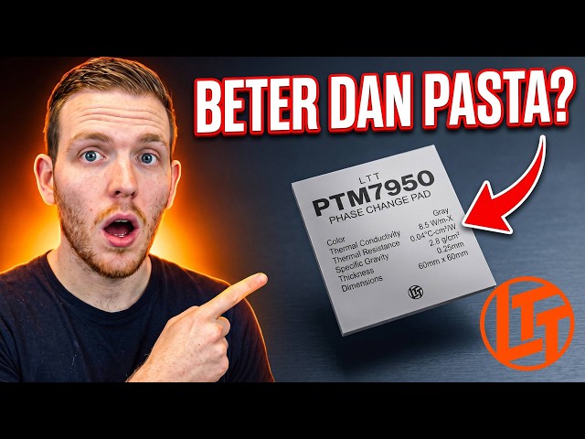 Ik test de PTM Sheet van Linus Tech Tips op een RTX 5080