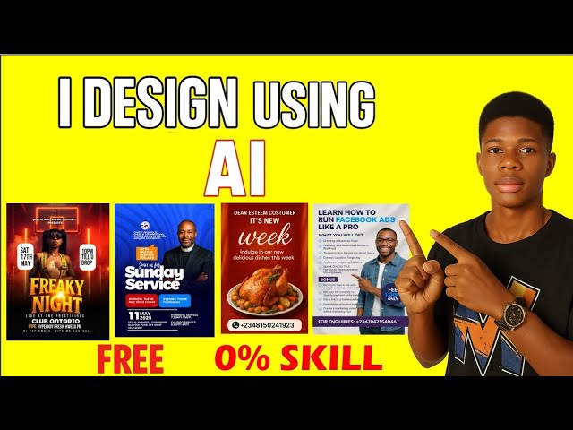 How to Create Stunning Designs Using AI | Free AI Tools Tutorial for Beginners (2025)