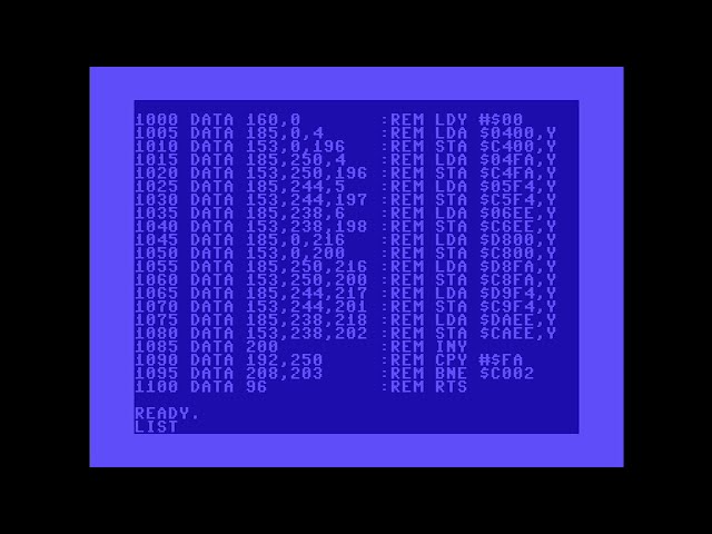 Do-it-yourself Screen Snapshot, For C64