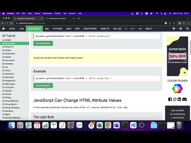 JS02 JavaScript very beginner How to look for the errors