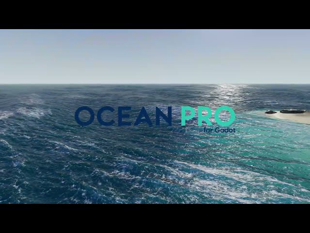 OceanPro for Godot 4.7 - GPU FFT Ocean Add-on Trailer