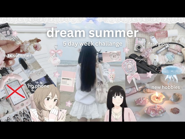 1 WEEK CHALLENGE TILL SUMMER ✉️🎐♡ |  room reset, bucket list, pinterest board, diy, journalling ୨୧