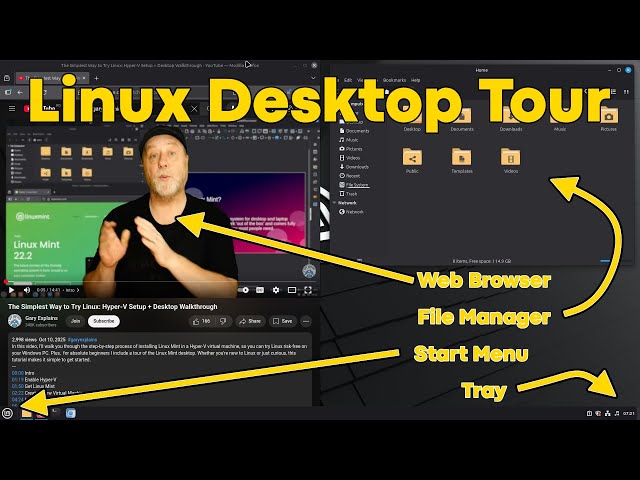 Linux Mint Walkthrough: Desktop Tour for Beginners!
