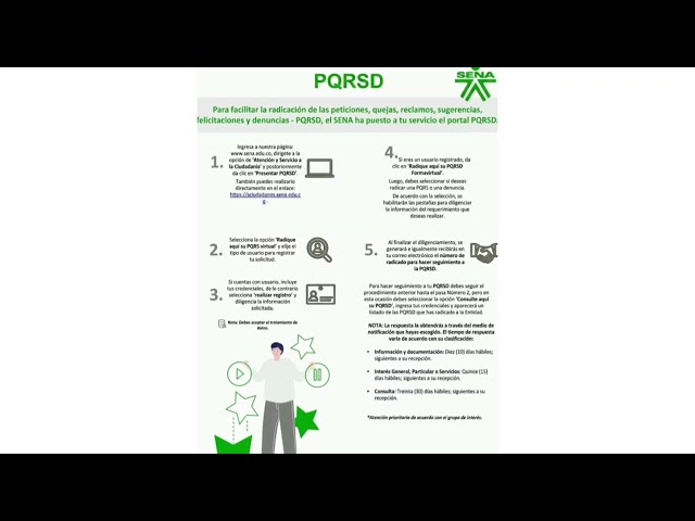 Tutorial PQRSD SENA: Radicación, Seguimiento y Tiempos de Respuesta