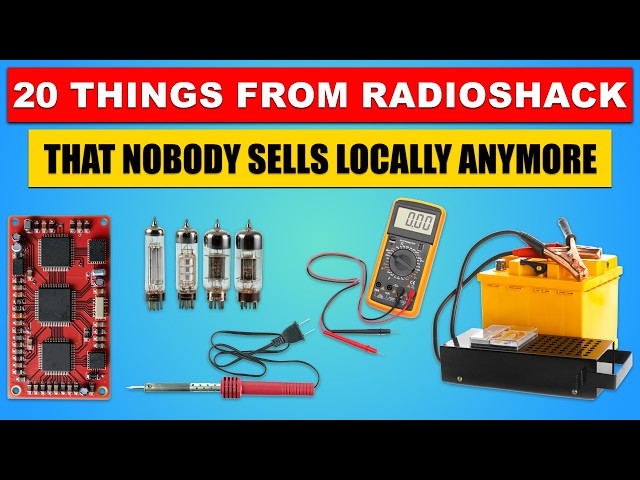 20 Things You Could ONLY Buy at RadioShack (Nobody Sells These Locally Anymore)
