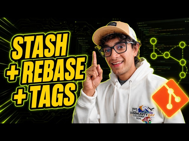 Curso Git 2026 #08 | Rebase, tags y trunk-based: Git de trabajo real