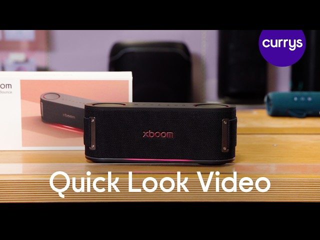 LG xboom Bounce Portable Bluetooth Speaker - Quick Look