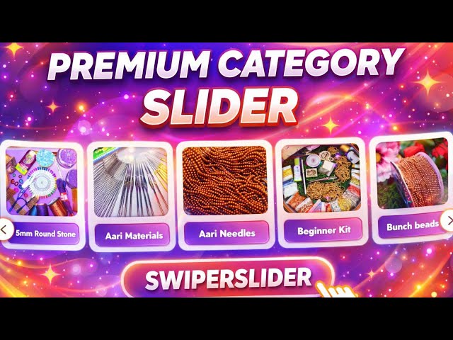 Premium WooCommerce Category Slider Using Swiper JS | Glassmorphism Product Categories (No Plugin)