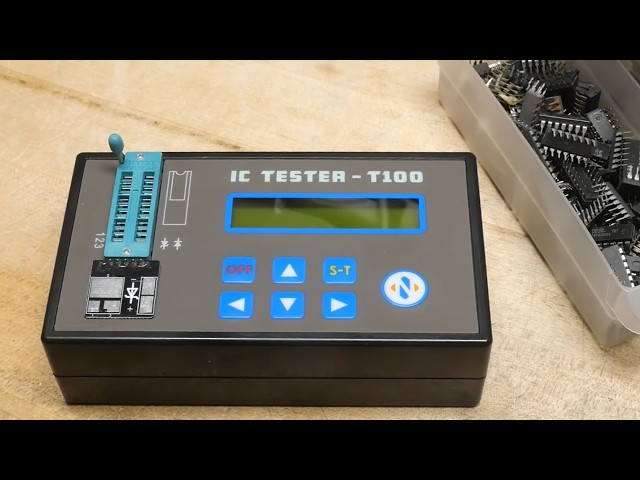 #2637 IC Tester  T100 tests TTL CMOS OpAmp