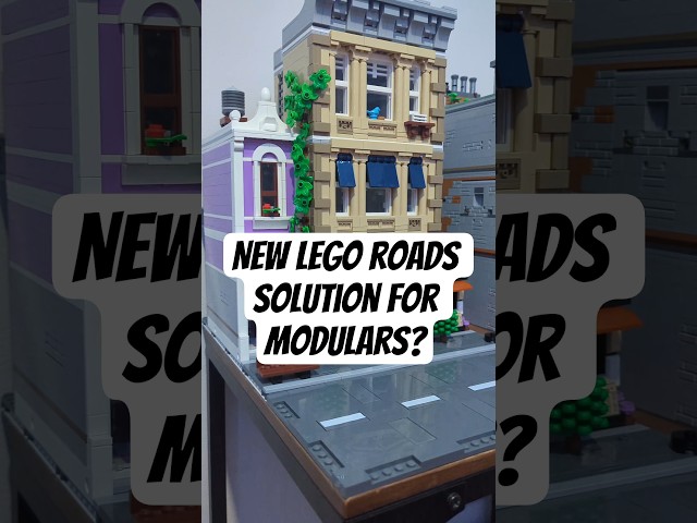LEGO City Upgrade: Connecting Modulars with New Road Plates
