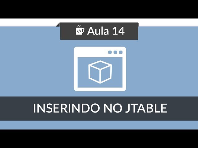 Interface Gráfica Java no Netbeans - Aula #14 - Criando um JTable -  Inserindo Dados
