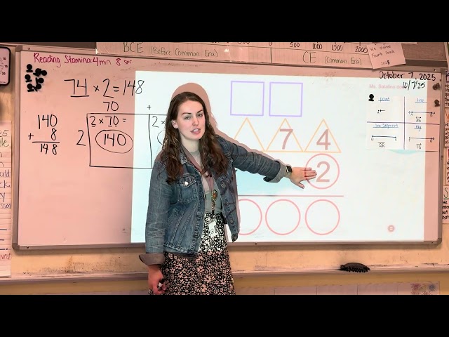 Intro to Multiplication Standard Algorithm Using Area Model
