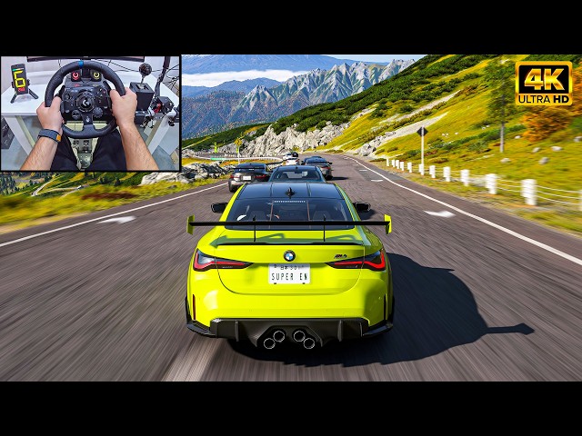BMW M4 G82 Competition VS Supercars - Forza Horizon 6 | Logitech G923 Steering Wheel