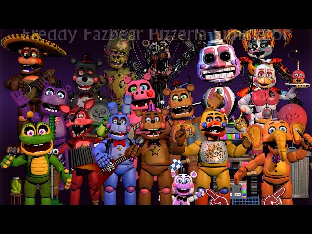 Freddy Fazbear's Pizzeria Simulator Animtronic achievements and all games