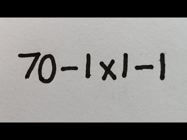 This Simple Math Problem Is Breaking the Internet!