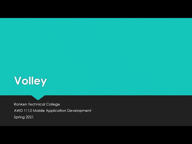 Android Volley - Part 1