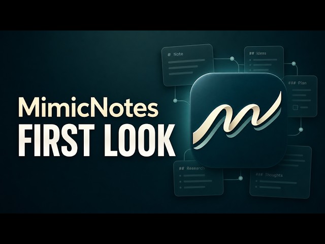 MimicNotes - A Private, local first notes app with a twist..