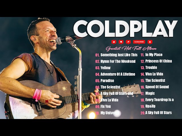 Coldplay Greatest Hits Full Album - Best of Coldplay - Live Concert Setlist - 1 Hour Experience #m33