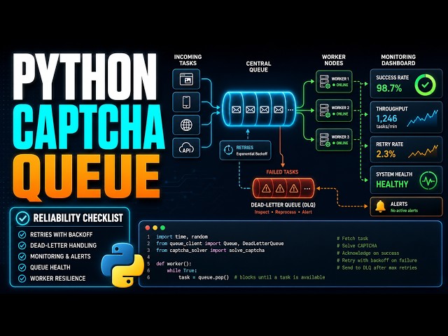 Python CAPTCHA Queue Reliability: A Practical Workflow Checklist