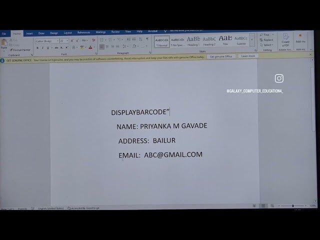 How to create QR Code in ms word 🤔 