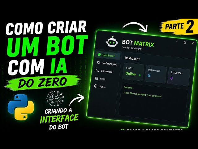 Como Criar um Bot com IA do Zero (Parte 2) – Criando a Interface do Bot #Programacao #Python #bot 