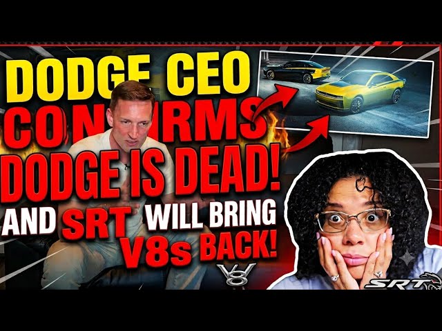 CEO JUST CONFIRMED... DODGE IS DEAD AND SRT WILL HAVE THE V8S