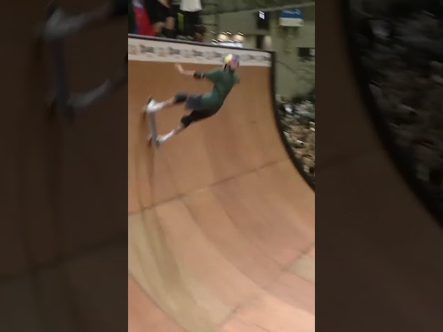Gui Khury lands WORLDS FIRST Kickflip Body Varial 900 at #XGames Chiba 2024!