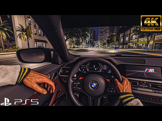 Realistic First person view in the BMW M4 competition The crew motorfest Ps5 Slim